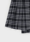 Myron Wool Midi Check Wrap Skirt