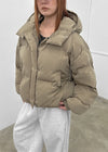 Deluma Crop Hooded Padded Jacket
