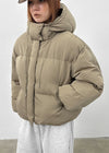 Deluma Crop Hooded Padded Jacket