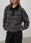 [MADE] Tokun Stripe Wool Collar Knit