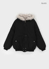 Seria Fur Padded Bomber Jacket