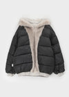 Seria Fur Padded Bomber Jacket