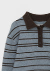 [MADE] Tokun Stripe Wool Collar Knit