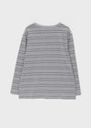 Geltom Loose Fit Striped Long Sleeve T-shirt