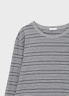 Geltom Loose Fit Striped Long Sleeve T-shirt