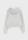 Petun Knit Hooded Cardigan