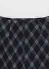Ruran Check Wool Mini Skirt
