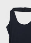Filen Set - Halter Sleeveless, Long Sleeve T-shirt