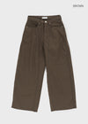 Fureni Brushed Fleece Seam Balloon Pants