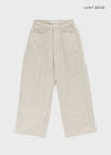 Fureni Brushed Fleece Seam Balloon Pants
