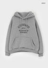 Ritan Double-Sided Fleece Lettering Embroidered Hoodie