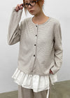 Shouldy Set - Cardigan, Sleeveless, Banded Pants