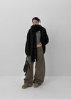 (UNISEX) Lintus Cotton Wide Balloon Pants