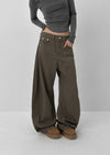 (UNISEX) Lintus Cotton Wide Balloon Pants