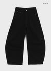 (UNISEX) Lintus Cotton Wide Balloon Pants