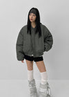 (UNISEX) Depfung Wellon Two-way Flight Jacket