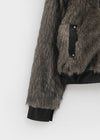 Retyl Two-way Leather Fur Jumper
