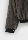 Retyl Two-way Leather Fur Jumper