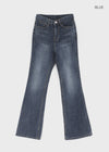 Lentuna Fleece Bootcut Denim Pants