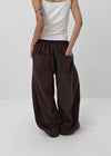 (UNISEX) Nepla Fleece Balloon Wide Banding Pants