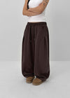 (UNISEX) Nepla Fleece Balloon Wide Banding Pants