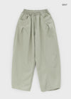 (UNISEX) Nepla Fleece Balloon Wide Banding Pants