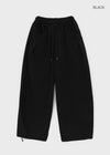 (UNISEX) Nepla Fleece Balloon Wide Banding Pants