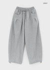 (UNISEX) Nepla Fleece Balloon Wide Banding Pants