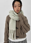 Darbin Fringe Knit Muffler