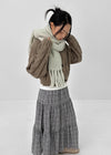 Darbin Fringe Knit Muffler