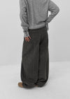 Belk Stripe Balloon Wide Pants