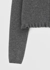 [MADE] Pomelti Frill Knit Cardigan (Wool 50%)