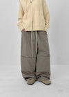 (UNISEX) Jupe Cotton Rivet String Cargo Pants
