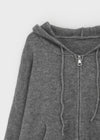 Draken Pocket Two-way Knit Hooded Zip-up