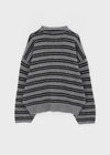 Kumei Striped Collar Knit