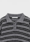Kumei Striped Collar Knit