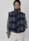 Srabin Check Wellon Padded Vest