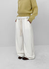Hotco Mink Fur Velour Banding Pants