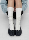 Devon Wool Cashmere Cable Knit Socks