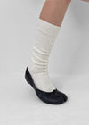 Devon Wool Cashmere Cable Knit Socks
