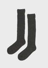 Devon Wool Cashmere Cable Knit Socks