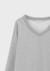 Pobra V-neck Fleece Man-to-man