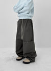 (UNISEX) Jupe Cotton Rivet String Cargo Pants
