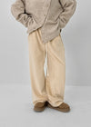 Hotco Mink Fur Velour Banding Pants