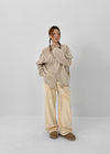 Hotco Mink Fur Velour Banding Pants