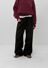 Gyutz Pin Tuck Bonded Corduroy Pants