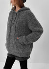 [MADE] Contu Button Wool Hoodie Knit