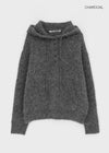 [MADE] Contu Button Wool Hoodie Knit
