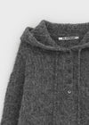 [MADE] Contu Button Wool Hoodie Knit