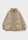 Calette Hooded Duck Down Bomber Padded Jumper
